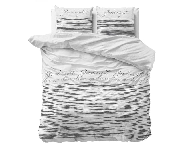 Sleeptime Dekbedovertrek Sleeptight 2 Wit 220 - van Sleeptime - Nu verkrijgbaar bij Mijn Voordeelshop!