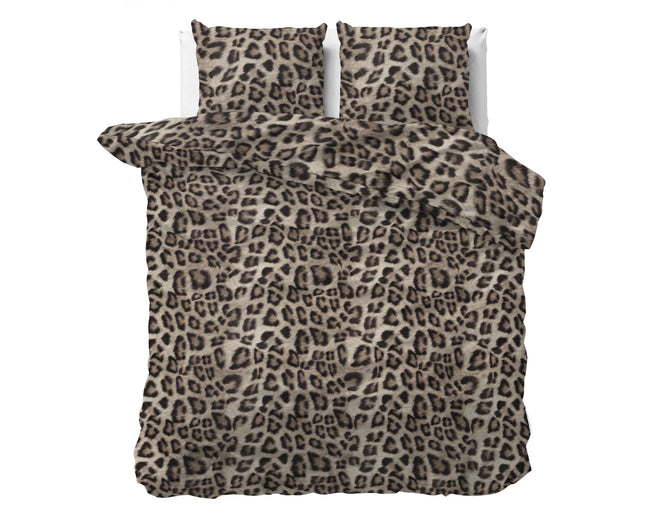 Sleeptime Dekbedovertrek Deep Panther Bruin 220 - van Sleeptime - Nu verkrijgbaar bij Mijn Voordeelshop!
