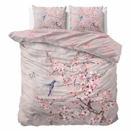 Dreamhouse Nature Blossy Roze Dekbedovertrek 220 - van Dreamhouse - Nu verkrijgbaar bij Mijn Voordeelshop!