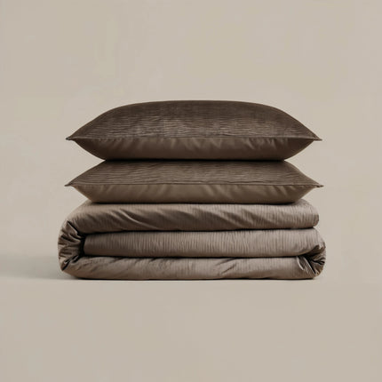 Sleeptime Dekbedovertrek Velvet Cartier Taupe