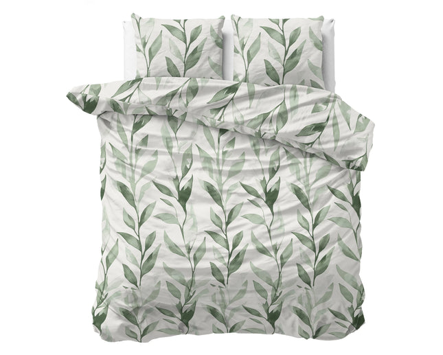 Sleeptime Urban Greenhouse Groen Dekbedovertrek 220 - van Sleeptime - Nu verkrijgbaar bij Mijn Voordeelshop!
