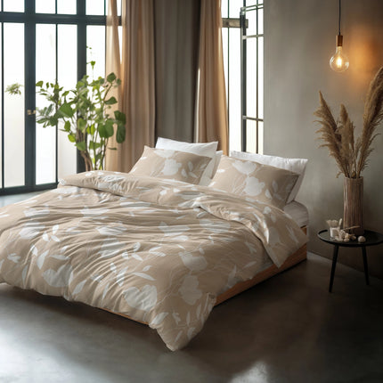 Sleeptime Spring Zand/Beige Dekbedovertrek - van Sleeptime - Nu verkrijgbaar bij Mijn Voordeelshop!