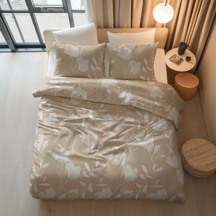 Sleeptime Spring Zand/Beige Dekbedovertrek - van Sleeptime - Nu verkrijgbaar bij Mijn Voordeelshop!