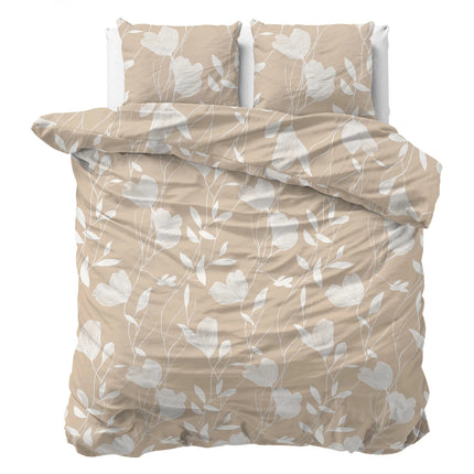 Sleeptime Spring Zand/Beige Dekbedovertrek 220 - van Sleeptime - Nu verkrijgbaar bij Mijn Voordeelshop!