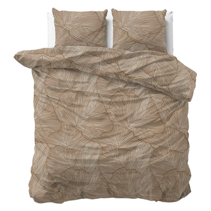 Sleeptime Amber Beige/bruin Dekbedovertrek 220 - van Sleeptime - Nu verkrijgbaar bij Mijn Voordeelshop!