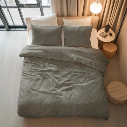 Sleeptime Mellow Stone Grijs Dekbedovertrek - van Sleeptime - Nu verkrijgbaar bij Mijn Voordeelshop!