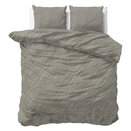 Sleeptime Mellow Stone Grijs Dekbedovertrek 220 - van Sleeptime - Nu verkrijgbaar bij Mijn Voordeelshop!