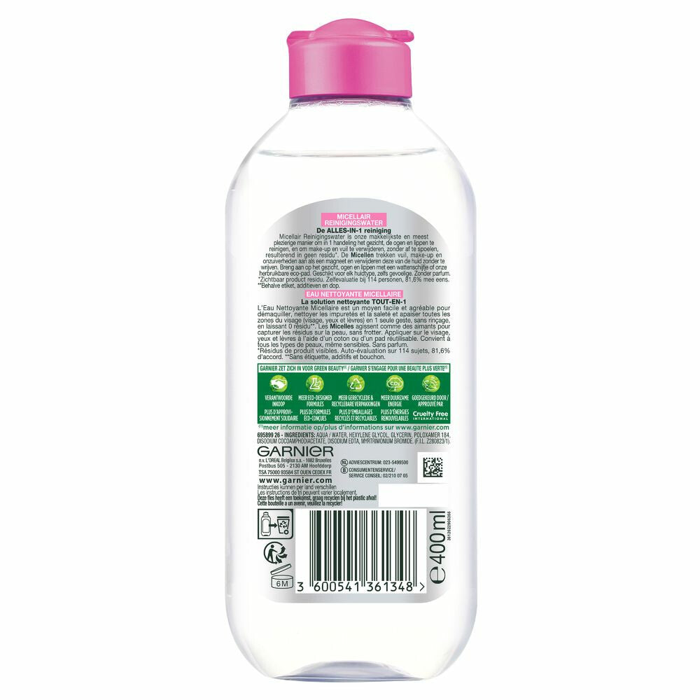 Garnier SkinActive Alles-in-1 Micellair Reinigingswater (400 ml) - van Garnier - Nu verkrijgbaar bij Mijn Voordeelshop!