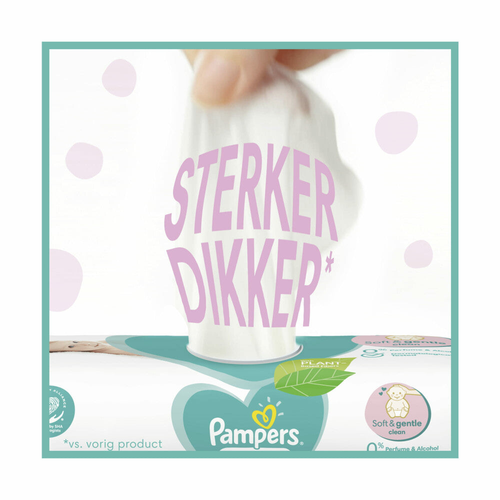 Pampers Sensitive Billendoekjes (12x52 Doekjes) - van Pampers - Nu verkrijgbaar bij Mijn Voordeelshop!