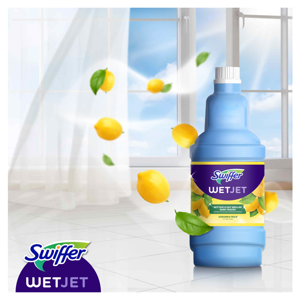 Swiffer WetJet Alles-In-Een Dweilsysteem Reinigingsmiddel Vloer (1,25 Liter) - van Swiffer - Nu verkrijgbaar bij Mijn Voordeelshop!