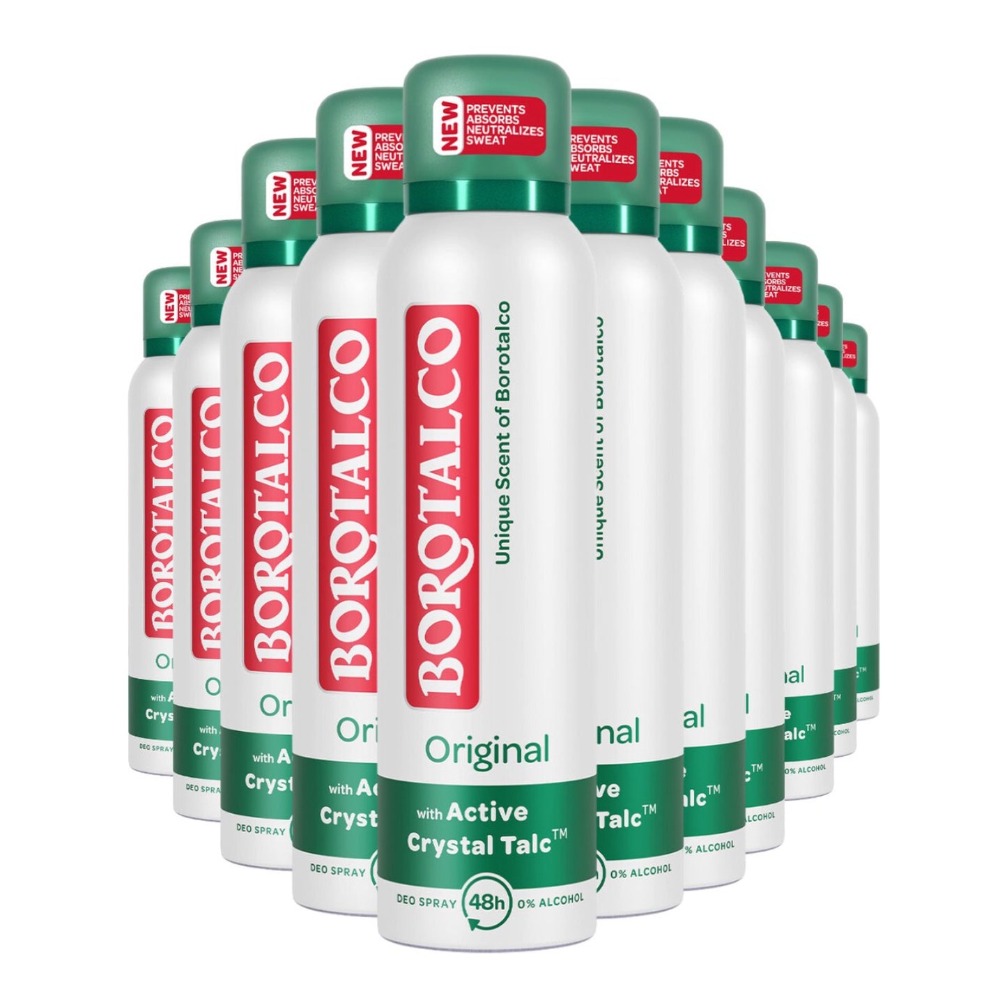 Borotalco Original Deodorant Spray (150 ml) 12 Stuks - van Borotalco - Nu verkrijgbaar bij Mijn Voordeelshop!