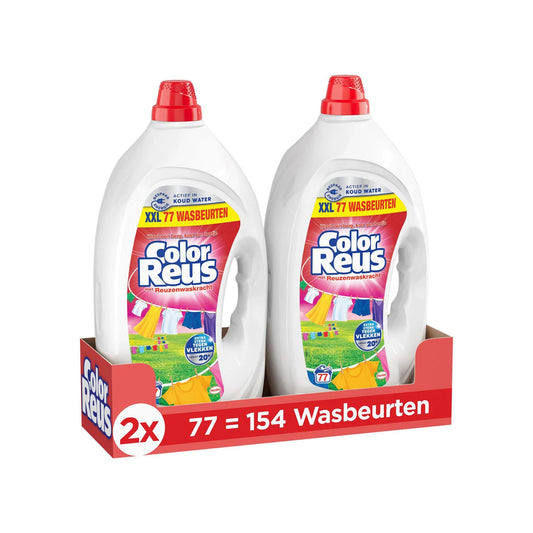 Witte Reus Color Reus (3.465 Liter) (77 Wasbeurten) 2 Stuks - van Witte Reus - Nu verkrijgbaar bij Mijn Voordeelshop!