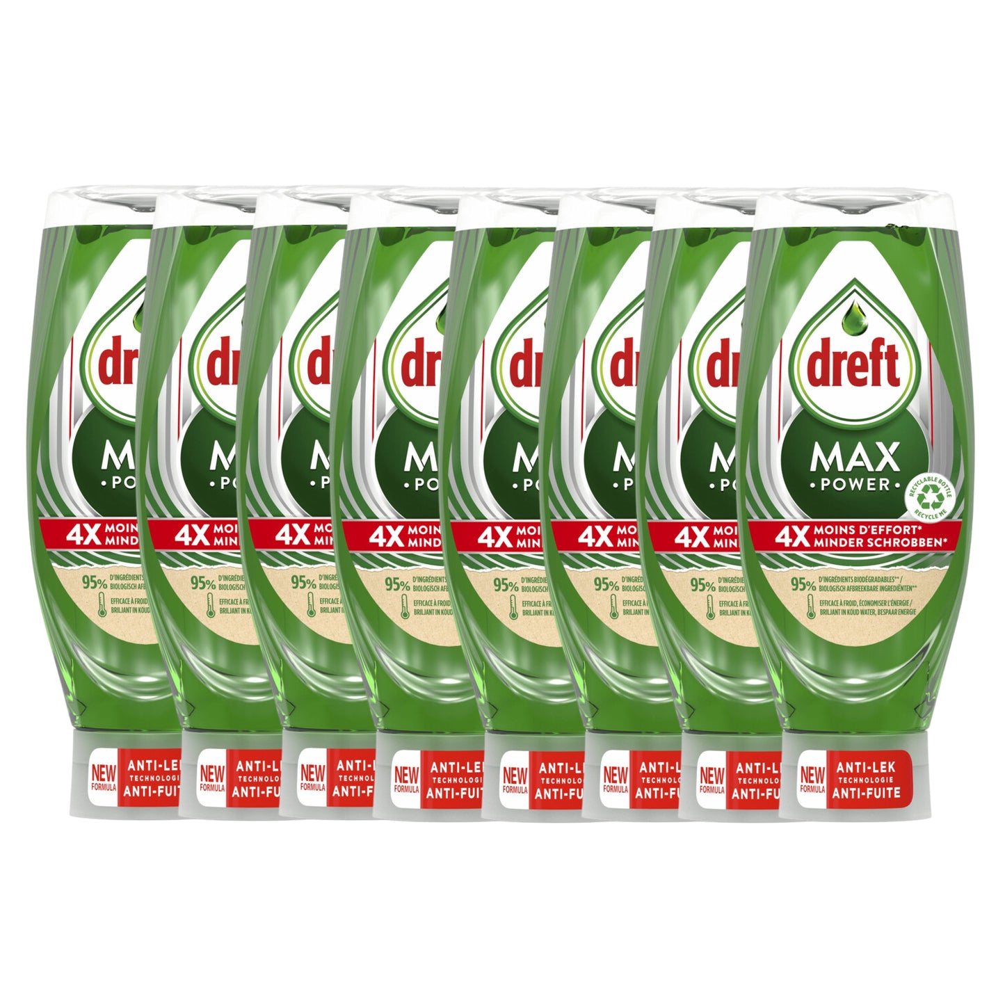 Dreft Max Power Original Afwasmiddel (640 ml) 8 Stuks - van Dreft - Nu verkrijgbaar bij Mijn Voordeelshop!