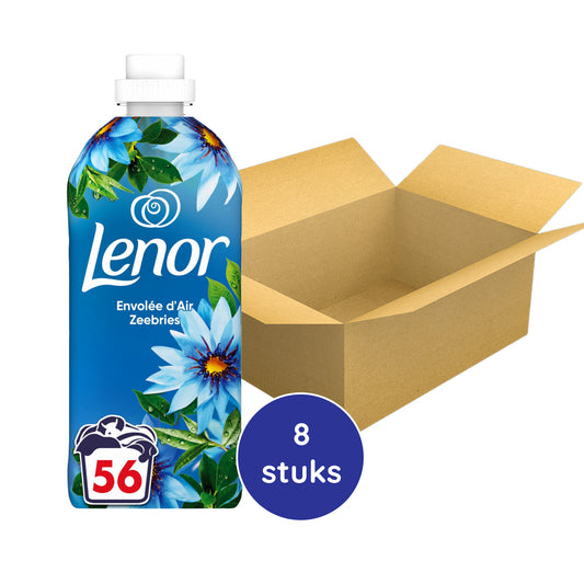 Lenor Zeebries Wasverzachter (1176 ml) (56 Wasbeurten) 8 Stuks - van Lenor - Nu verkrijgbaar bij Mijn Voordeelshop!