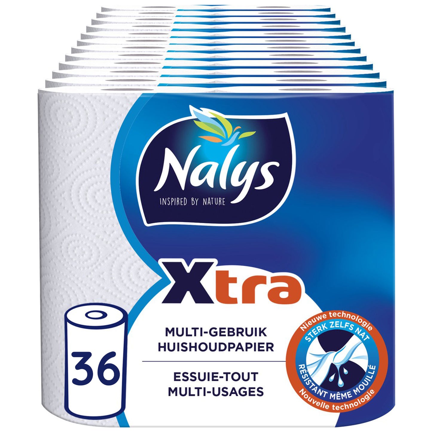 Nalys Xtra Keukenpapier 36 Rollen - van Nalys - Nu verkrijgbaar bij Mijn Voordeelshop!