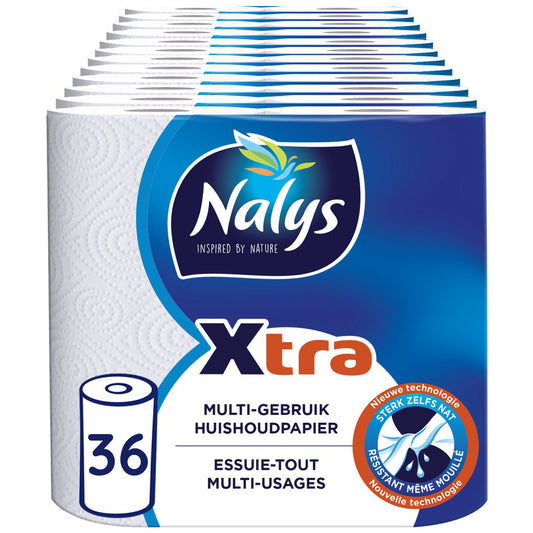 Nalys Xtra Keukenpapier 36 Rollen - van Nalys - Nu verkrijgbaar bij Mijn Voordeelshop!