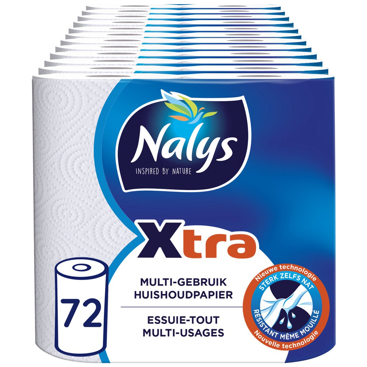 Nalys Xtra Keukenpapier 72 Rollen - van Nalys - Nu verkrijgbaar bij Mijn Voordeelshop!