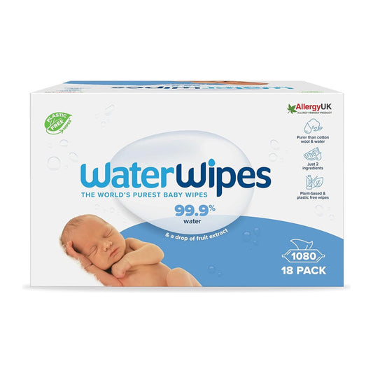 WaterWipes Billendoekjes (9x60 Stuks) 2 Stuks - van WaterWipes - Nu verkrijgbaar bij Mijn Voordeelshop!