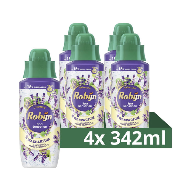 Robijn Intense Spa Sensation Wasparfum (342 ml) 4 Stuks - van Robijn - Nu verkrijgbaar bij Mijn Voordeelshop!