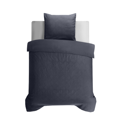 Sleeptime Dekbedovertrek Milano 3D Antraciet 140 x 200 220 - van Sleeptime - Nu verkrijgbaar bij Mijn Voordeelshop!