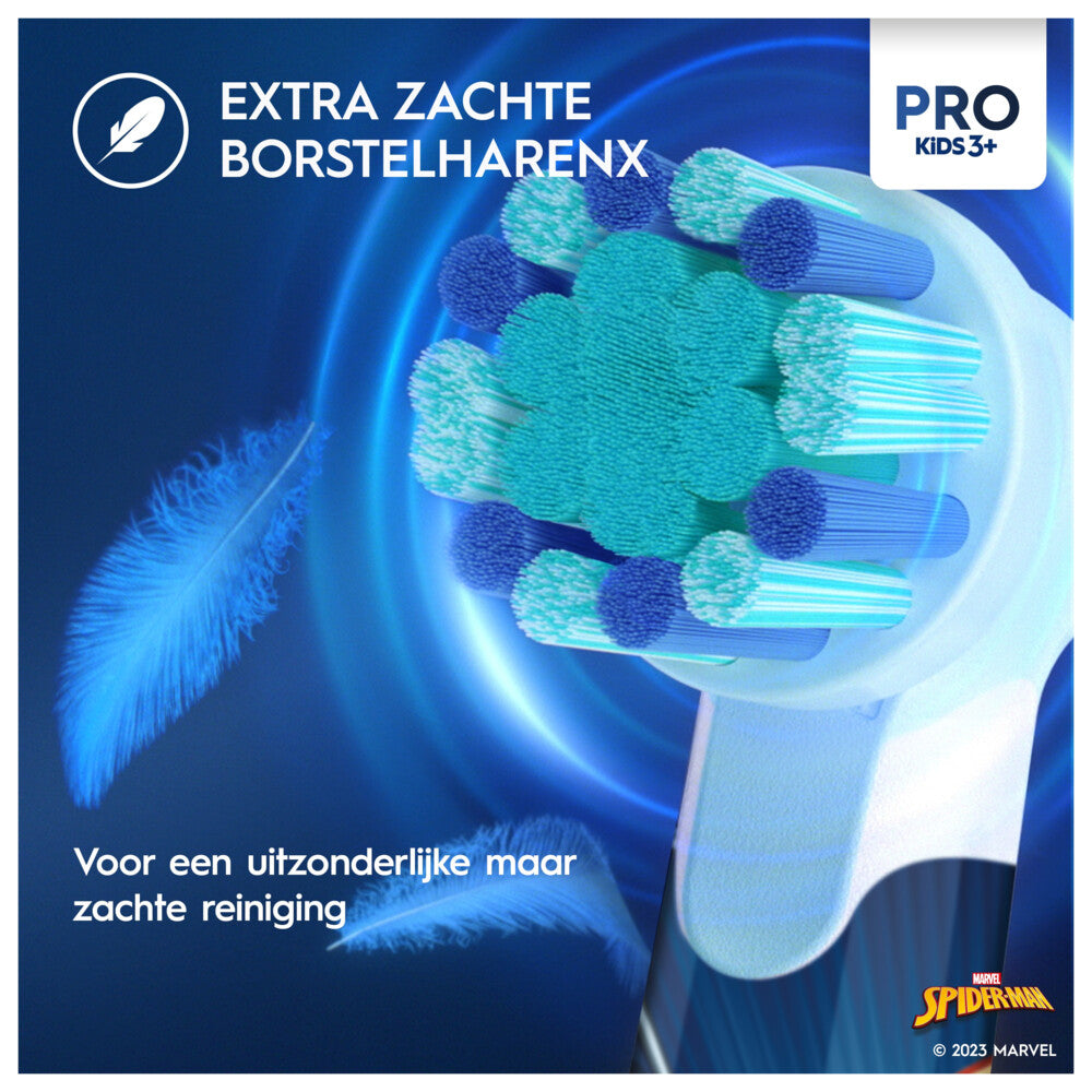 Oral-B Pro Kids Spiderman Elektrische Tandenborstel - van Oral B - Nu verkrijgbaar bij Mijn Voordeelshop!