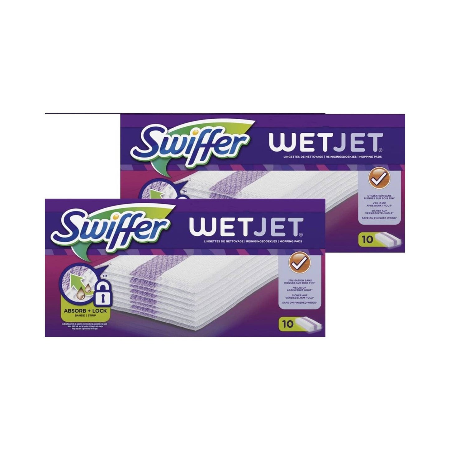 Swiffer Wetjet Absorberende Doekjes Navullingen (12 Stuks) 2 Doosjes - van Swiffer - Nu verkrijgbaar bij Mijn Voordeelshop!