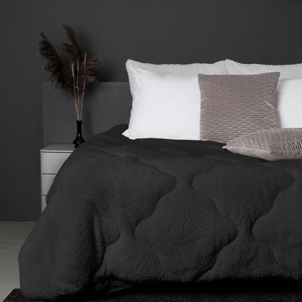 Sleeptime Lazy Teddy Dekbed Zonder Overtrek Antraciet - van Sleeptime - Nu verkrijgbaar bij Mijn Voordeelshop!