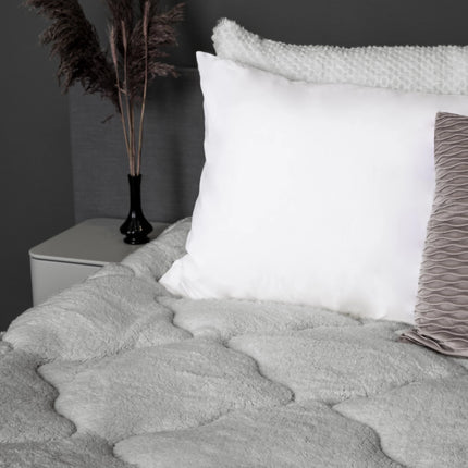 Sleeptime Lazy Teddy Dekbed Zonder Overtrek Grijs - van Sleeptime - Nu verkrijgbaar bij Mijn Voordeelshop!