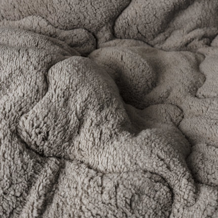 Sleeptime Lazy Teddy Dekbed Zonder Overtrek Taupe - van Sleeptime - Nu verkrijgbaar bij Mijn Voordeelshop!