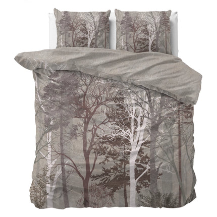 Dreamhouse Nature Indre Grijs Dekbedovertrek 220 - van Dreamhouse - Nu verkrijgbaar bij Mijn Voordeelshop!