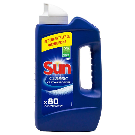 Sun Vaatwaspoeder Fles (1,36 kilo)(80 Wasbeurten) 1 Stuk - van SUN - Nu verkrijgbaar bij Mijn Voordeelshop!