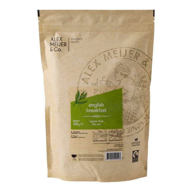 Alex Meijer Thee Los English Breakfast FT (400 Gram) - van Alex Meijer - Nu verkrijgbaar bij Mijn Voordeelshop!