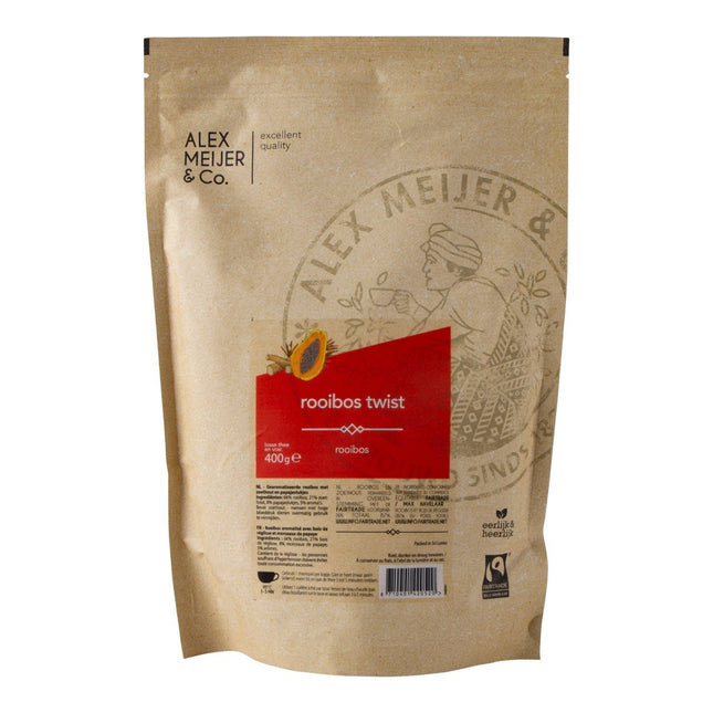 Alex Meijer Thee Los Rooibos Twist (Zak 400 Gram) - van Alex Meijer - Nu verkrijgbaar bij Mijn Voordeelshop!