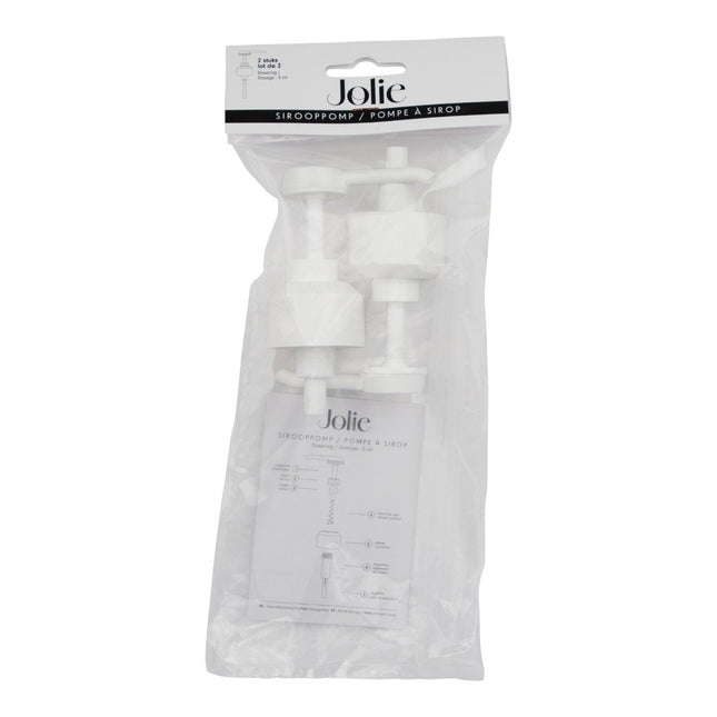 JOLIE Siroop Doseerpomp 2-Pack - van JOLIE - Nu verkrijgbaar bij Mijn Voordeelshop!