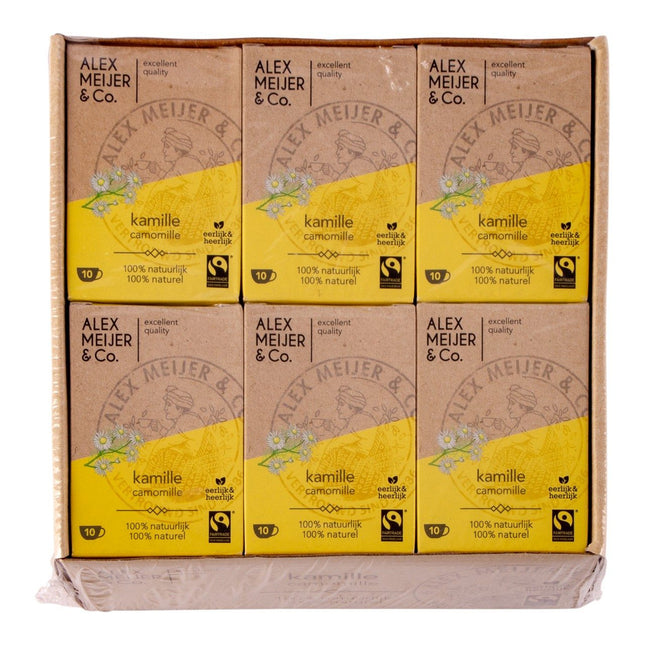 Alex Meijer Kamille Thee (6 pakken x 10 zakjes x 1,5 gram) - van Alex Meijer - Nu verkrijgbaar bij Mijn Voordeelshop!