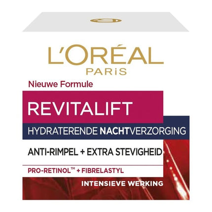 L’Oréal Paris Revitalift Anti-Veroudering Nachtcrème (50 ml) - van L'Oréal Paris - Nu verkrijgbaar bij Mijn Voordeelshop!