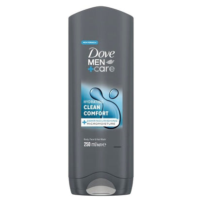 Dove Men+Care Clean Comfort Douchegel (250ml) - van Dove - Nu verkrijgbaar bij Mijn Voordeelshop!