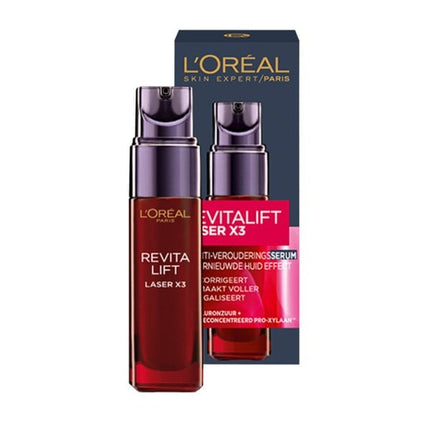 L'Oréal Paris Revitalift Laser X3 Anti-Rimpel Serum (30 ml) - van L'Oréal Paris - Nu verkrijgbaar bij Mijn Voordeelshop!