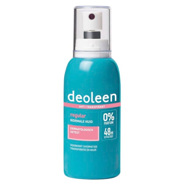 Deoleen Regular Antitranspirant Pompspray (75 ml) - van Deoleen - Nu verkrijgbaar bij Mijn Voordeelshop!