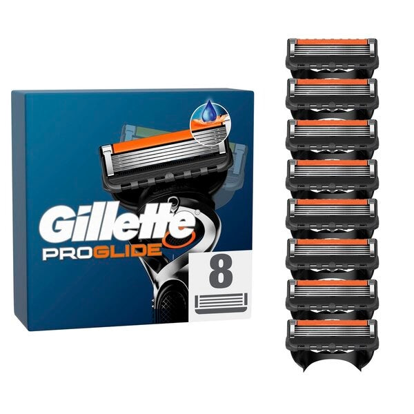 Gillette Fusion ProGlide Scheermesjes (8 Stuks) - van Gillette - Nu verkrijgbaar bij Mijn Voordeelshop!