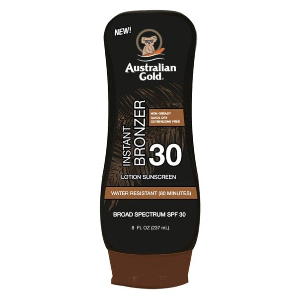 Australian Gold Instant Bronzer SPF30 Zonnebrand Lotion (237 ml) - van Australian Gold - Nu verkrijgbaar bij Mijn Voordeelshop!