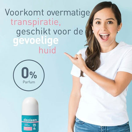 Deoleen Regular Antitranspirant Roller (50 ml) - van Deoleen - Nu verkrijgbaar bij Mijn Voordeelshop!