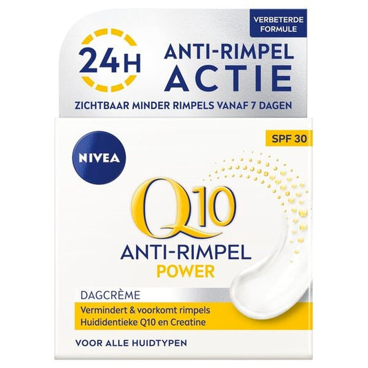 Nivea Q10 Power SPF30 Anti-Rimpel Dagcrème (50 ml) - van Nivea - Nu verkrijgbaar bij Mijn Voordeelshop!