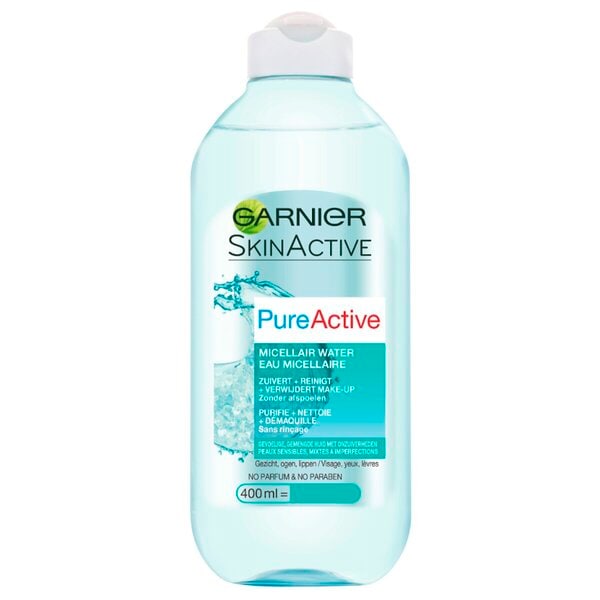 Garnier PureActive Micellair Water voor de Gevoelige & Gemengde tot Vette Huid (400 ml) - van Garnier - Nu verkrijgbaar bij Mijn Voordeelshop!