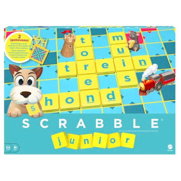 Mattel Scrabble Junior Spel (Nederlandstalig spel)