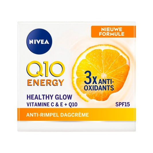 Nivea Q10 Energy Healthy Glow Anti-Rimpel Dagcrème (50 ml) - van Nivea - Nu verkrijgbaar bij Mijn Voordeelshop!