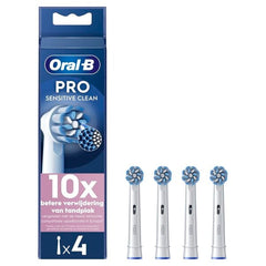 Oral-B Pro Sensitive Clean Opzetborstels 4 Stuks - van Oral B - Nu verkrijgbaar bij Mijn Voordeelshop!