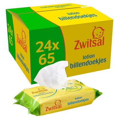 Zwitsal Lotion Billendoekjes (12x65 Doekjes) 2 Stuks - van Zwitsal - Nu verkrijgbaar bij Mijn Voordeelshop!