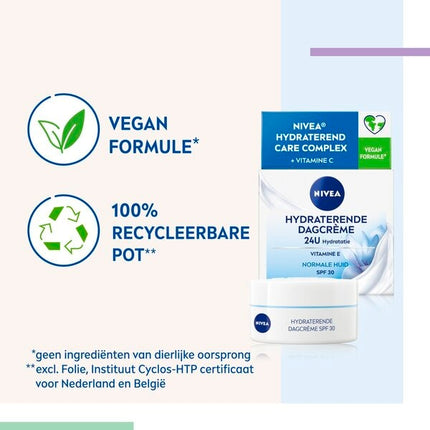Nivea Hydraterende Dagcrème met SPF30 (50 ml) - van Nivea - Nu verkrijgbaar bij Mijn Voordeelshop!