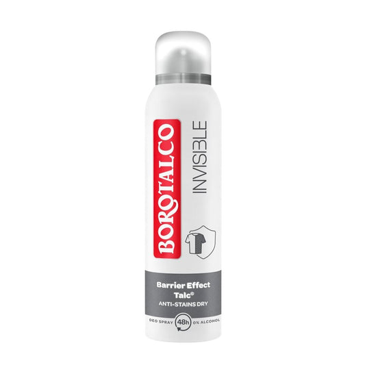 Borotalco Invisible Deodorant Spray (150 ml) 1 Stuk - van Borotalco - Nu verkrijgbaar bij Mijn Voordeelshop!